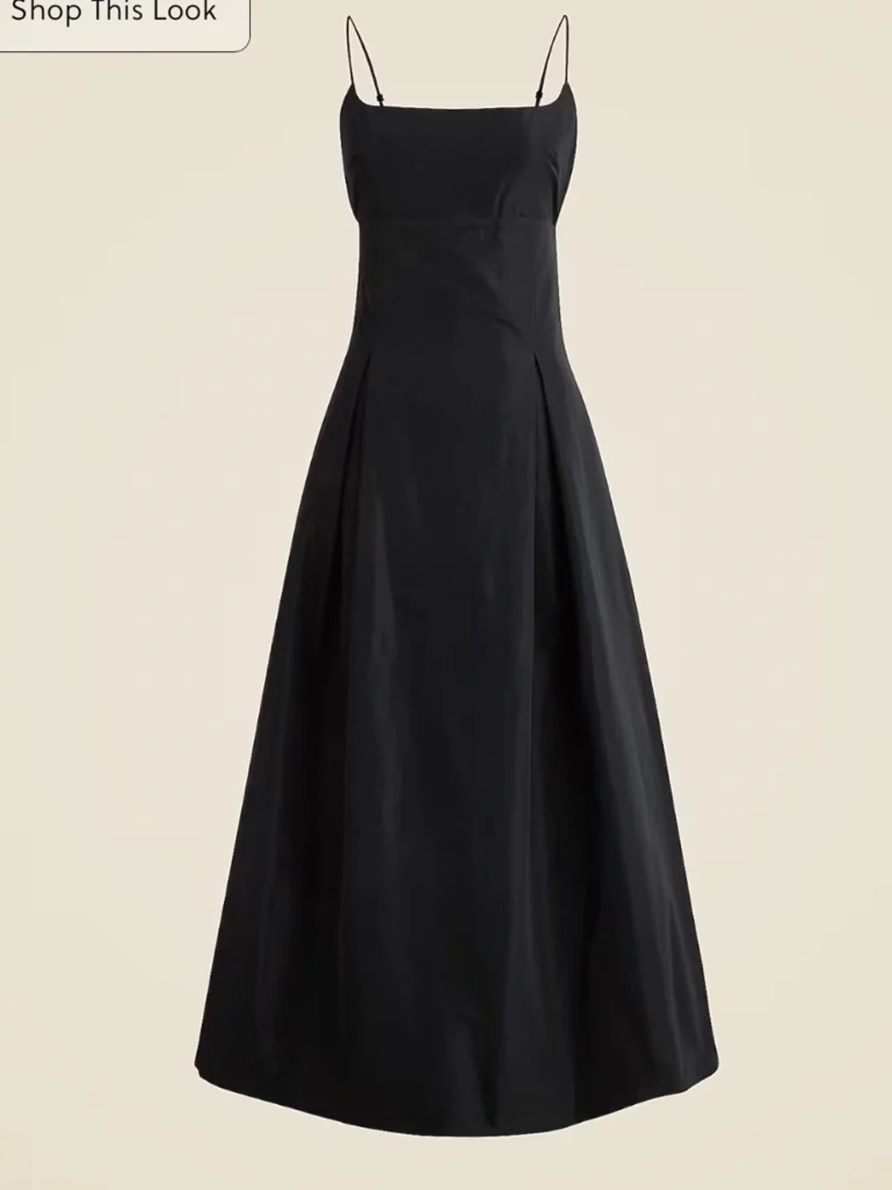J.Crew Collection Pleated Taffeta Midi  Black Size 4 Wedding CBK Prom Formal NWT - Picture 2 of 13